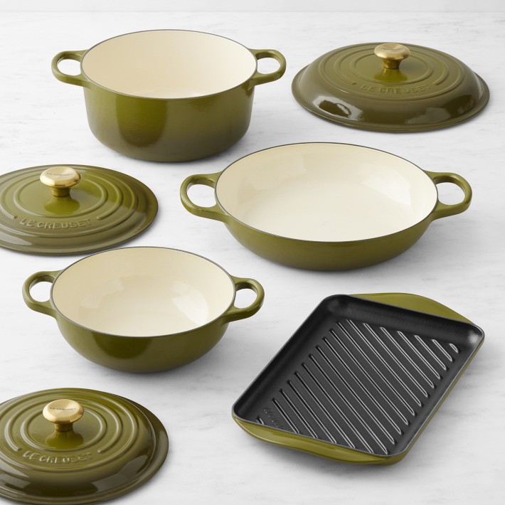 Le Creuset Signature Enameled Cast Iron 7-Piece Essential Cookware