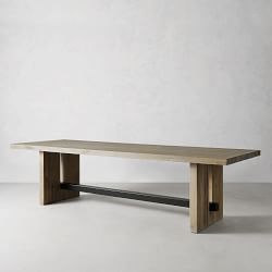 Montauk Rectangular Dining Table (82"-118")