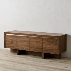 Walnut 4 Door Console (72")