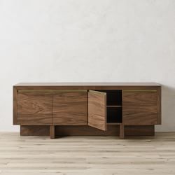 Walnut 4 Door Console (72")