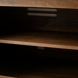 Walnut 4 Door Console (72")