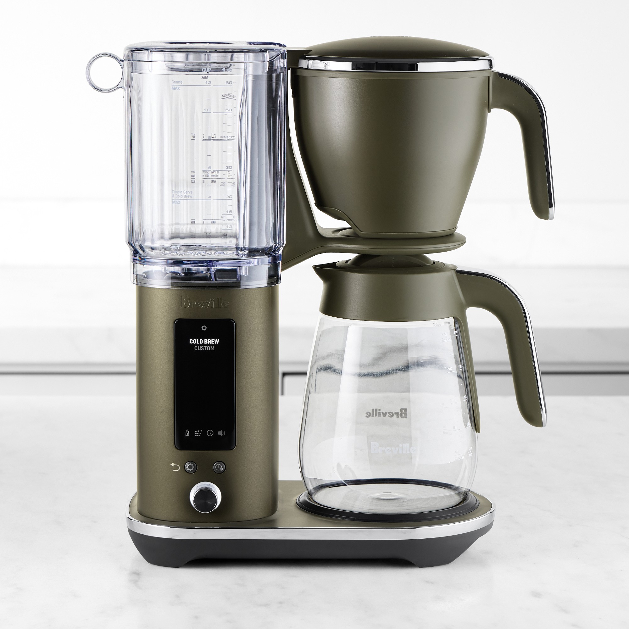 Breville Luxe Brewer Drip Coffee Maker with Glass Carafe