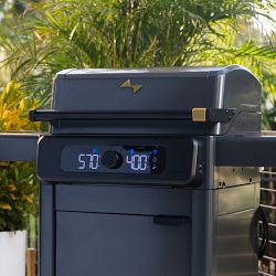 CURRENT Model G Electric Grill with Storage Locker Kit, Dual Slide Out Bins Kit, &amp; Cabinet Kit