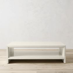 Faux Bone Rectangular Coffee Table (56")