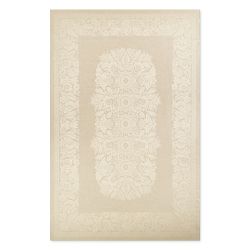 Vintage Floral Jacquard Tablecloth