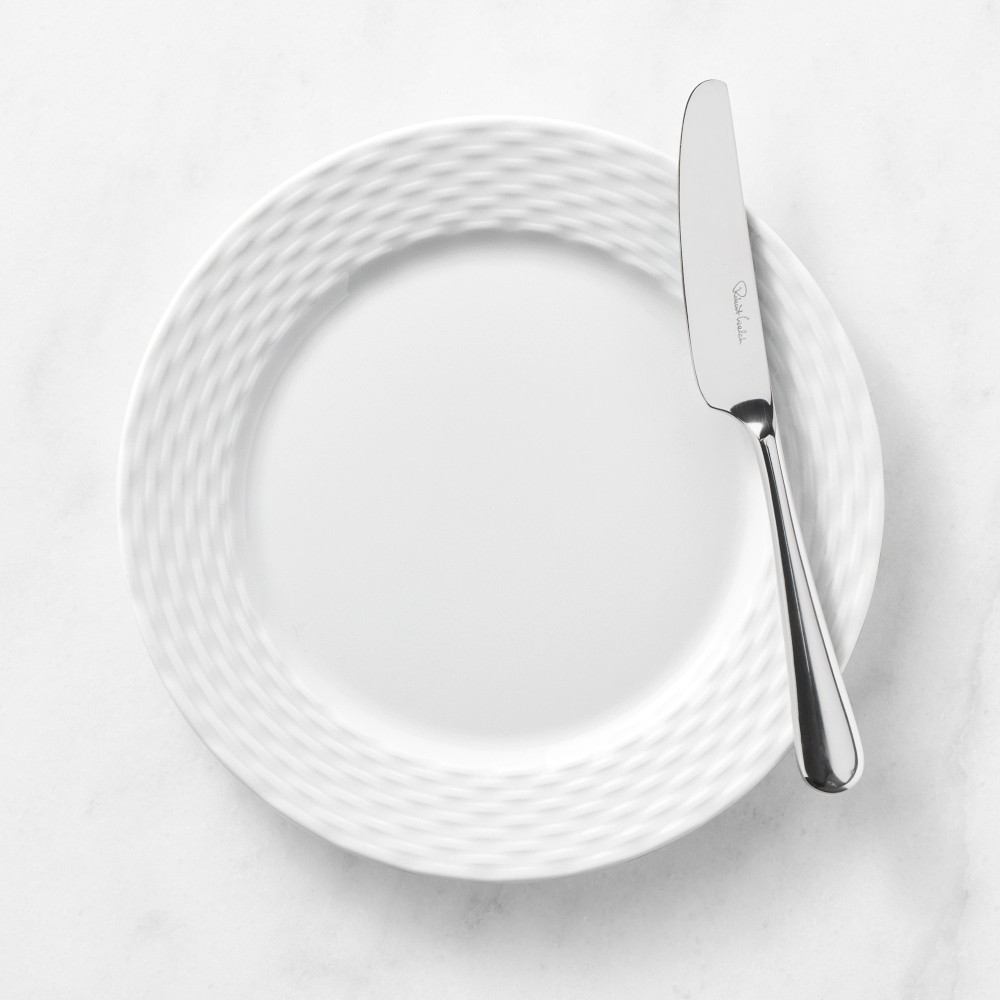 Pillivuyt Basketweave Porcelain Bread & Butter Plates (Set of 8)
