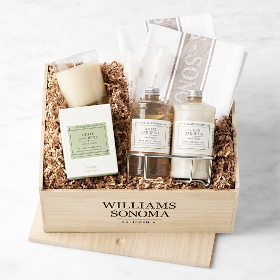 White Gardenia Home Fragrance Gift Crate | Williams Sonoma