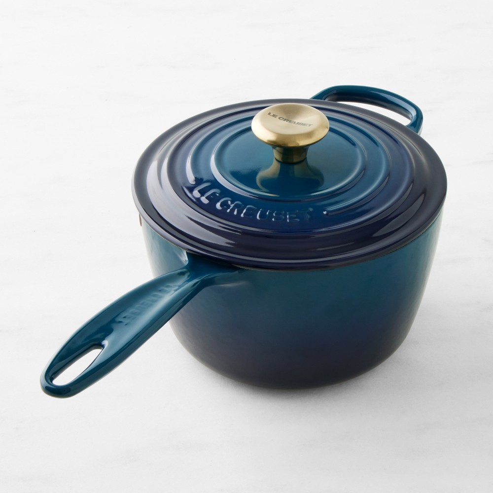 Le Creuset Signature Enameled Cast Iron Saucepan - 2 1/4-Qt., Agave