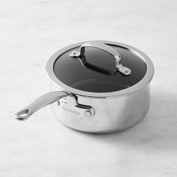 GreenPan Premiere Stainless-Steel Ceramic Nonstick Saucepan, 2-Qt.