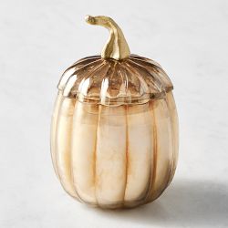 Williams Sonoma Pumpkin Spice Figural Candle, Tall