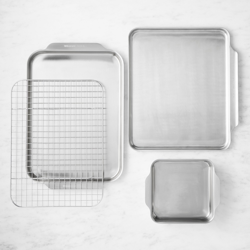 Williams Sonoma Signature Thermo-Clad™ Stainless Steel Ovenware, Set of 4 - Set of 4