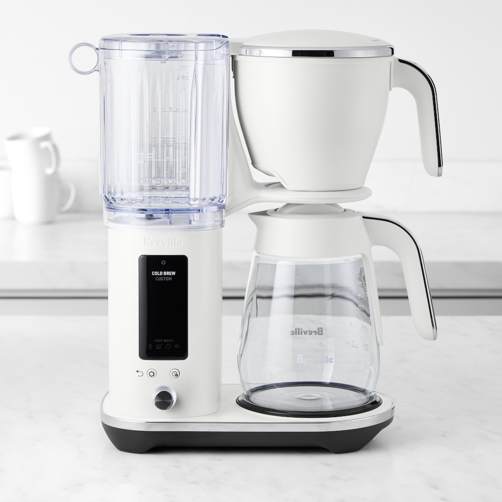 Breville Luxe Brewer™ Drip Coffee Maker with Glass Carafe - Sea Salt