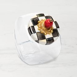 Mackenzie-Childs Sweets Jar Courtly Check