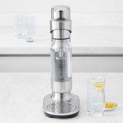 Breville InFizz Aqua Sparkling Water Maker without CO2 Cylinder, Brushed Stainless
