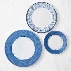 Williams Sonoma Regal 12-Piece Dinnerware Set, Blue