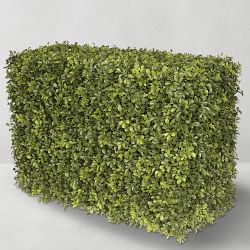 Faux Boxwood Hedge, Indoor/Sheltered Outdoor, 21"
