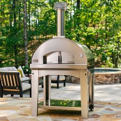 Fontana Forni Mangiafuoco Wood-Fired Pizza Oven &amp; Cart