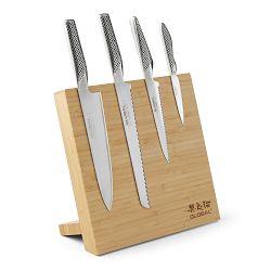 Global Classic Bitoku Magnetic Easel Set with Bamboo Block, Set of 5