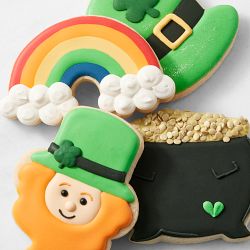 St. Patrick's Day Assorted Cookies, Set of 4