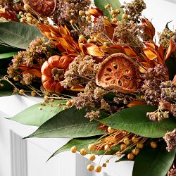 Quince and Cinnamon Stick Dried Wreath &amp; Garland