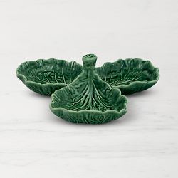 Bordallo Pinheiro Cabbage Olive Dish, Green