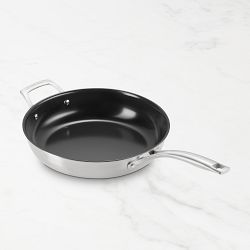 Le Creuset Essential Stainless-Steel Ceramic Nonstick Fry Pan, 11"