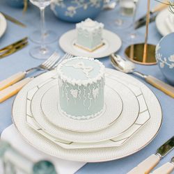 Gio Platinum 5-Piece Placesetting