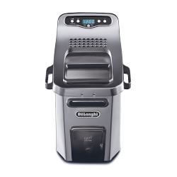 DeLonghi Livenza Dual Zone Digital Stainless-Steel Deep Fryer, 4 1/2-L