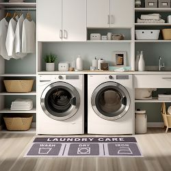 Waterhog Impressions Laundry Care 22 in. x 60 in. Runner Mat