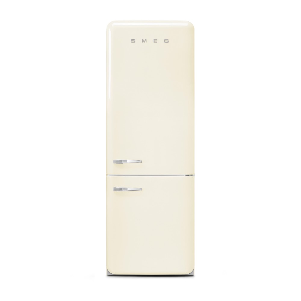 SMEG 50's Style Retro FAB 38 Refrigerator with Freezer - Right, Cream