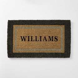 Hold Everything Border Doormat, Personalized