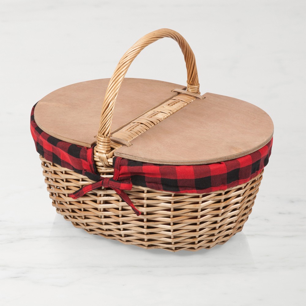 Granada Picnic Basket - Red Buffalo