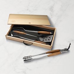 Schmidt Brothers Teak Grill Tools, Set of 4