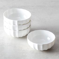 Fortessa Blyss Cereal Bowls, Set of 4, White