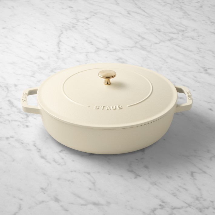 期間限定【STAUB / WILLIAMS-SONOMA】 Cast Iron Staub Enameled Cast Iron Braiser | Williams Sonoma