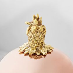 Ruffoni Glass Canisters with Pineapple Knob, Set of 3