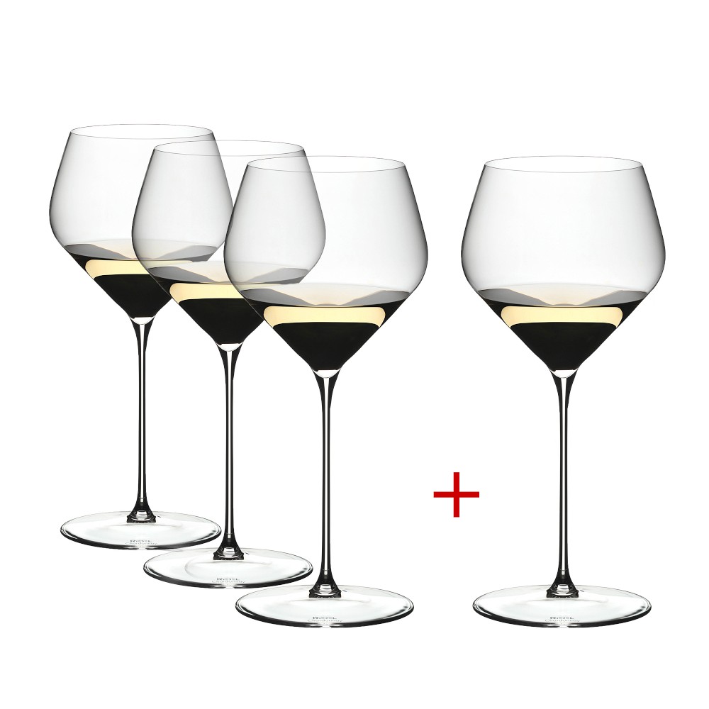 Riedel Veloce Chardonnay Glasses - Set of 4