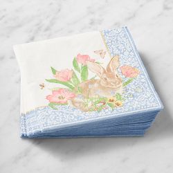 Garden Flowers Paper Cocktail Napkins, Set of 20