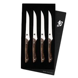 Shun Shima Natural Steak Knives, Set of 4