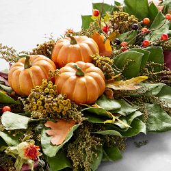 Fall Pumpkin Live Centerpiece