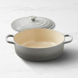 Le Creuset Signature Enameled Cast Iron Round Wide Dutch Oven, 6 3/4-Qt.