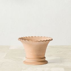 Williams Sonoma Terracotta Scallop Planter