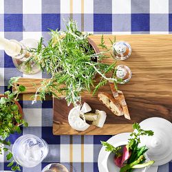 Gingham Floral Tablecloth | Williams Sonoma