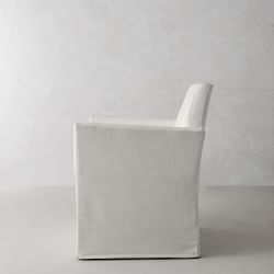 Laguna Upholstered Slipcovered Dining Armchair