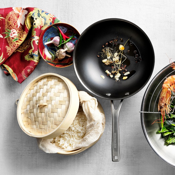 Williams Sonoma Thermo-Clad Induction Nonstick Open Wok with