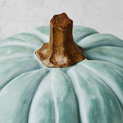 Outdoor Pre-Lit Faux Pumpkins