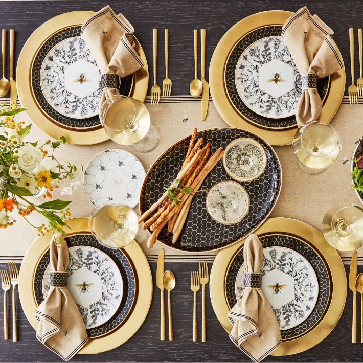 Bee Table Runner | Williams Sonoma