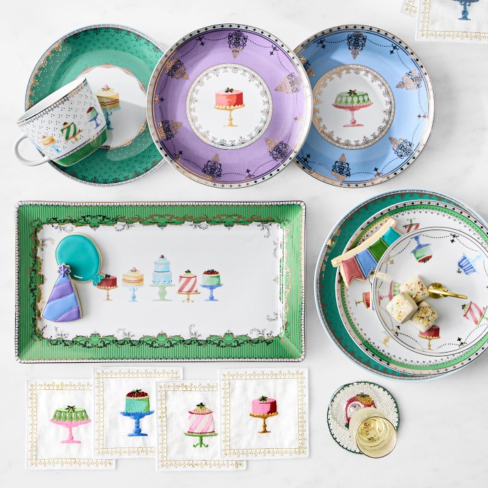Celebration Dessert Plates, Set of 6 | Williams Sonoma