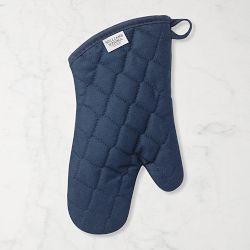 Williams Sonoma Solid Oven Mitt, Navy Blue