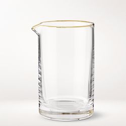 Gold Rim Mixing Glass